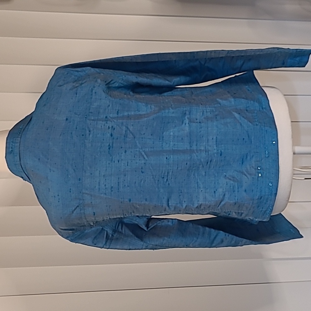 Chico's Blue Women's Buttonless Jacket - image 3